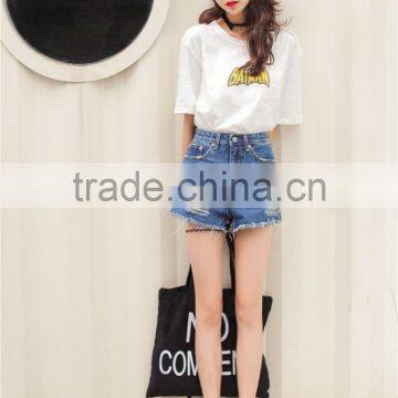 2016 Summer New Design Ladies Fashion Jeans Shorts photo-3