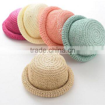 S60296B 2017 High Quality Fashion Dome Straw Hats Cute Straw Hat photo-2