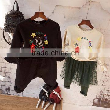 S16449A Top quality childrens crewneck sweatshirt for boys