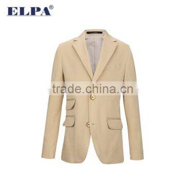 ELPA 2016 New Fashion Notch Lapel Single Breasted Double Back Vent Cotton Boys Blazer photo-5