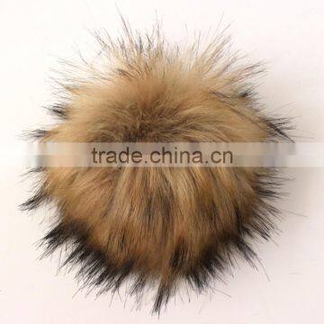 Myfur Cheap Price Pom Poms Balls For Hats Fake Raccoon Fur Faux Fox Ball photo-3