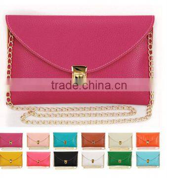 New Arrival Clutch Purse Envelop With Golden Chain