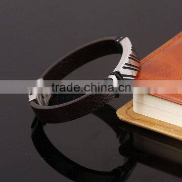 Jewelry Leather Bracelet Mens Leather Bracelet Leather Bracelet Cowhide Bracelet photo-3