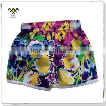 Summer Flower Printed Board Shorts for Girls photo-2