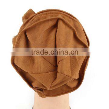 Diamante Cotton Hair Bonnet Hat Muslim Hijab Head Wrap Headscarf photo-2