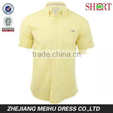 Men Short Sleeve T-shirt Solid Color Custom Men Shirts photo-2