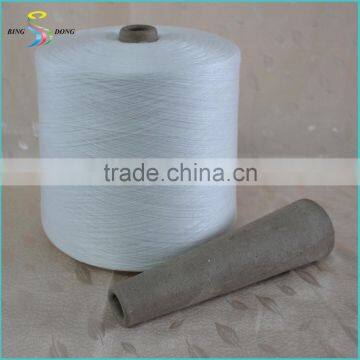 waxed single spinning 30s/1 100% virgin polyester spun yarn