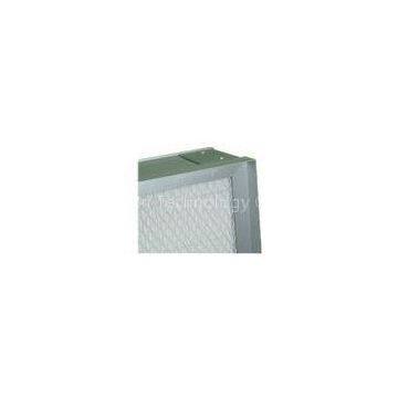 Galvanized Pharmaceutical HEPA Air Filter , Mini Pleat HEPA 10 / 12 Filter