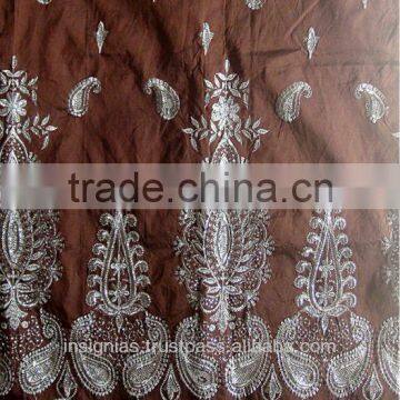 African Embroidered George Fabric