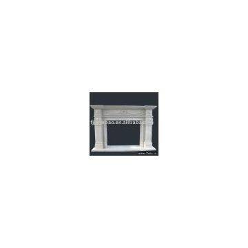 Marble Fireplace/stone Fireplace/granite Fireplace/animal Flower Carving Fireplace