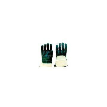 Nitrile Fully Coated Gloves, Safety Cuff