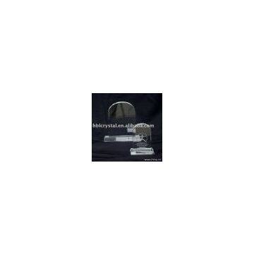 Crystal plaque award