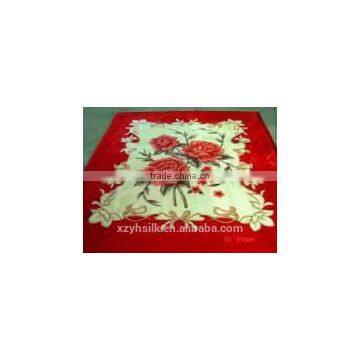 100% polyester printed blanket