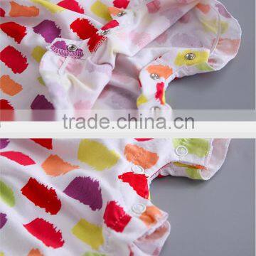 Summer Girls Baby Floral Romper Clothes Newborn Baby Printed Jumpsuit photo-6