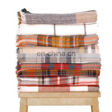 2017 Plaid Blanket Winter Warmer Scarf Christmas Gifts 27 Colors Available