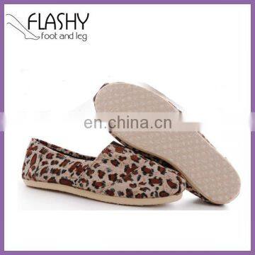 Wholesale Classic Wheat Canvas Ocelot Women's Shoes Alpargata