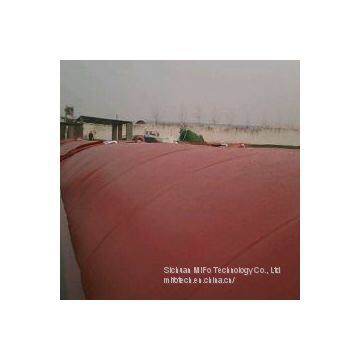 Red mud PVC mini biogas plant in processing cook fuel