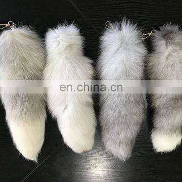 high quality fox fur keychain / fox fur chain