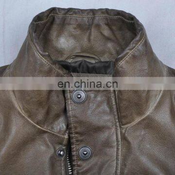 2016 Manufacture Latest Fashion Mens PU Jacket photo-3