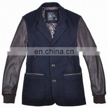 Latest design man winter wool jacket