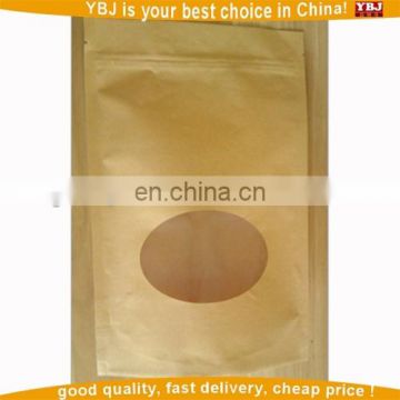 2016 Promotional greaseproof bread packaging brown kraft food paper bag