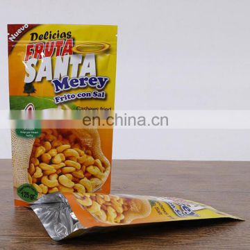 Custom wholesale printed plastic nuts food packaging bag