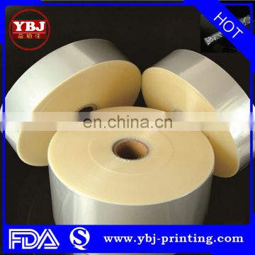 transparent heat sealing plastic bopp film/food packing film/packing film for box