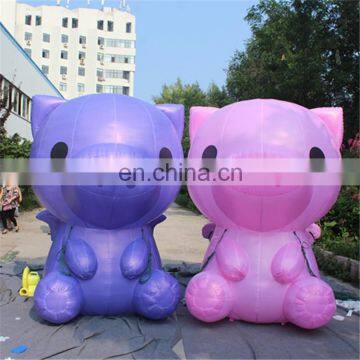 high quality cute pig toy inflatable/cartoon animal inflatable