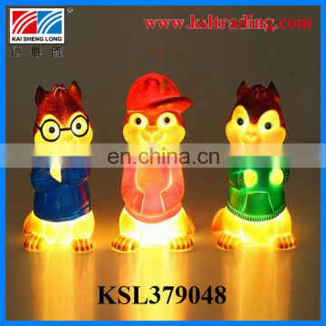 Cartoon style money saving box chipmunks