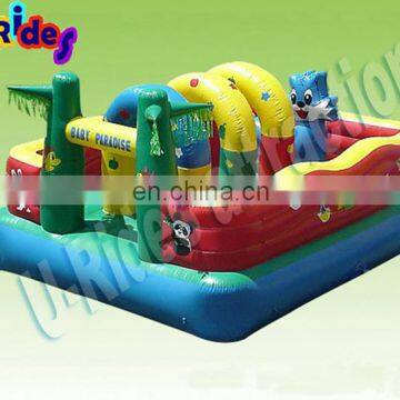 cartoon cat inflatable fun city combo games