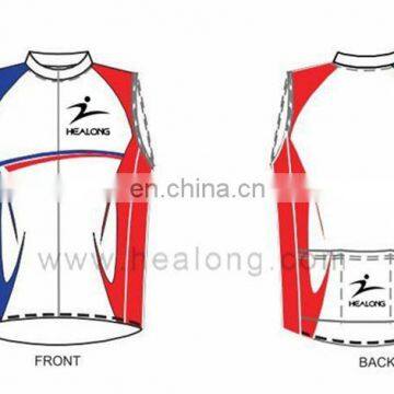 Healong 3D Sublimation Transfer Cheap Brand Pro Team Cycling Apparel