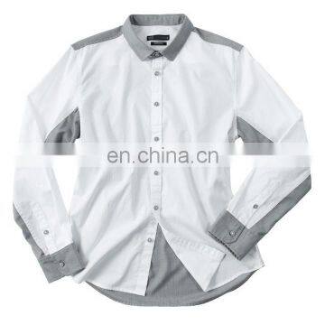T-MSS547 China Clothing Factory Two Tone Latest Shirts for Men Pictures photo-5