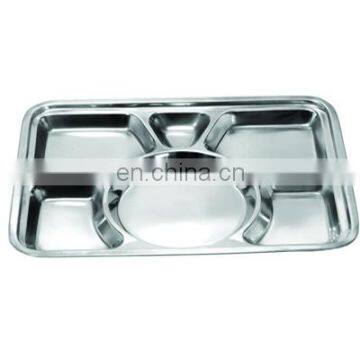 Polish mirror shiny high end 304 stainless steel bar Serving Platter serving round Serving Platter