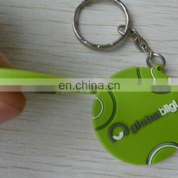 Round Shaped Personalized Cool Soft Pvc Keychain photo-5