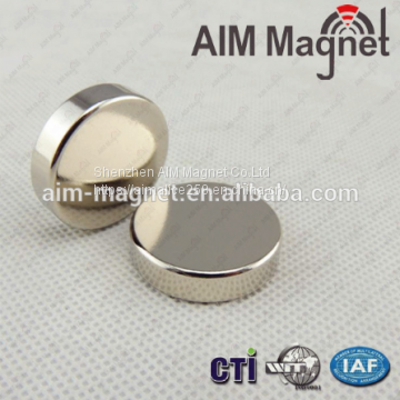 Neodymium disc door magnets 18mm x 3mm n40