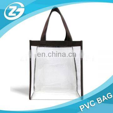 Transparent PVC And With Pocket Shopping Bag photo-6