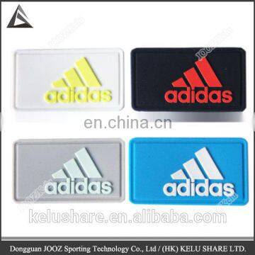 dongguan cheap silicone rubber patch silicone label silicone sticker