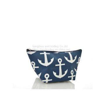 cheap fabric cosmetic bag with clutch handle