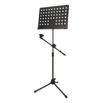 P-513High Quality Iron Cheap Bandmaster Musical Instrument Music Stand With Microphone Stand