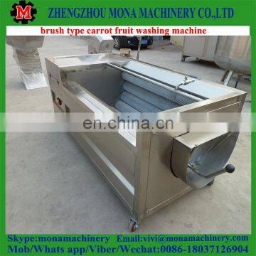 Spray Type Carrot/Lemon/Peach Fruit Washing Machine With Roller Brushes photo-2