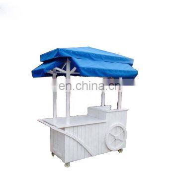 Commercial cheaper price hand push food cart for sale