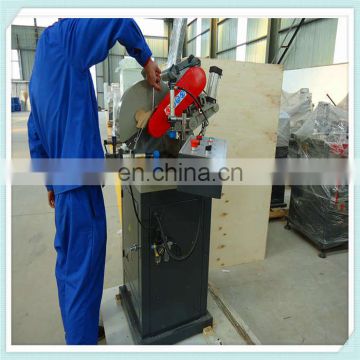 Single head aluminum window and door cutting saw