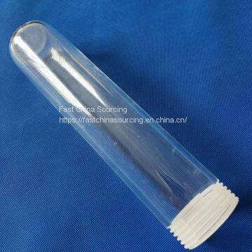 Clear Fused Quartz Tubing &Transparent Irregular Shape Quartz Lining Tube Screw Thread Tube Screw Thread Fused Silica Quartz Glass Pipe photo-2