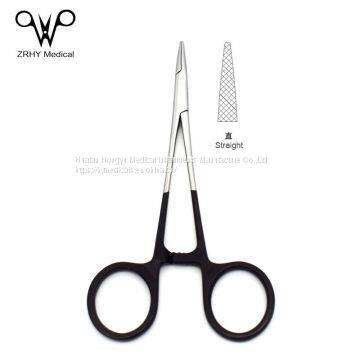 Black Needle Holding Forceps,Black Handle Needle Holder