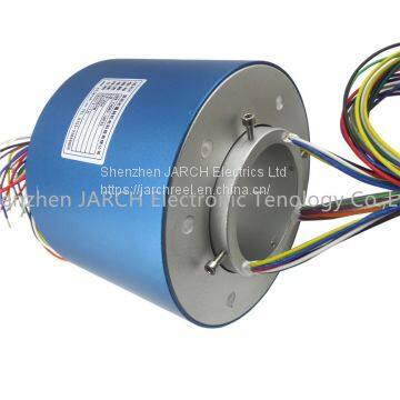 Cable reel rotary joint slip ring