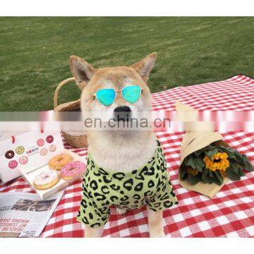 Dog Clothes Leopard Print T-shirt Summer Thin Breathable Pet Shirt Corgi Teddy Schnauzer Pomeranian Clothing photo-6