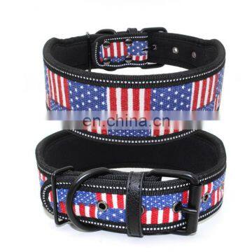 Comffortable Light Reflective Cloth Pet Collar Leash Training Dog Printed Rope Pet Chain Pulling Rope photo-7