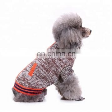 Premium Pompom Warm Dog Clothes Custom Knit Dog Sweater