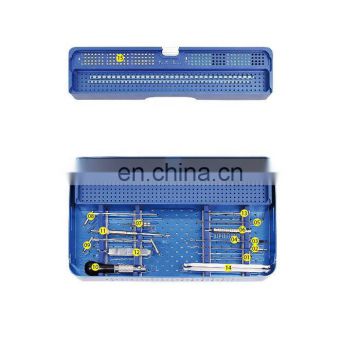 China Manufacture Orthopedic Surgical 2.4mm Locking Plate Instrument Kit Veterinary Bone Surgery Set