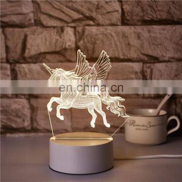 Hot New Products White Rabbit Led Decorated Night Lamp Light photo-3